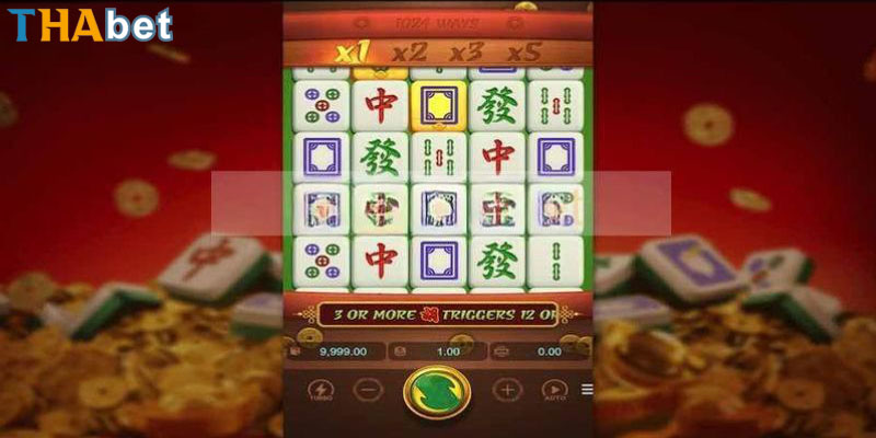 Bài được dàn đều theo từng vị trí trên bàn chơi