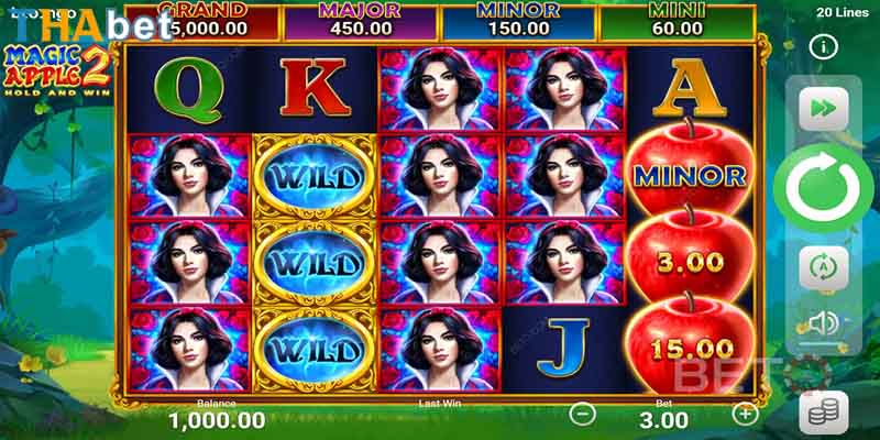 Quay slot với các biểu tượng cổ tích đặc trưng