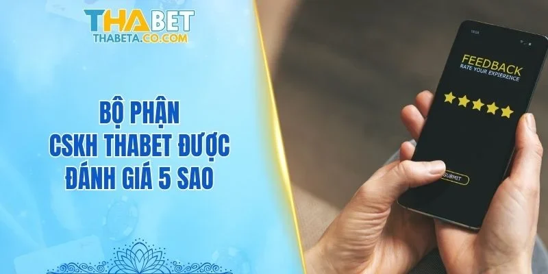 Liên Hệ 3 Bộ phận CSKH THABET được đánh giá 5 sao